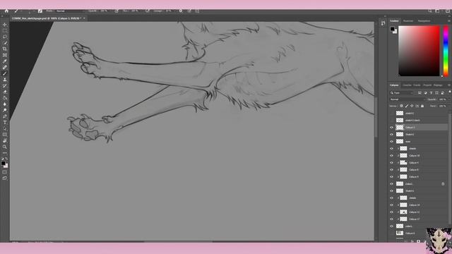[TIMELAPSE 076] – sketchpage commission – wolf speedpaint смотреть онлайн