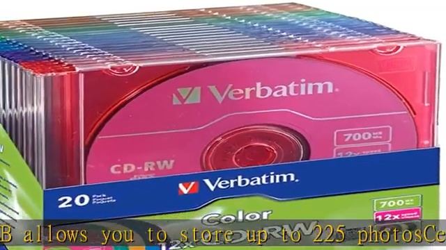 Verbatim CD-RW 700MB 2X-12X Color Rewritable Media Disc - 20 Pack Slim Case - 96685,assorted смотреть онлайн