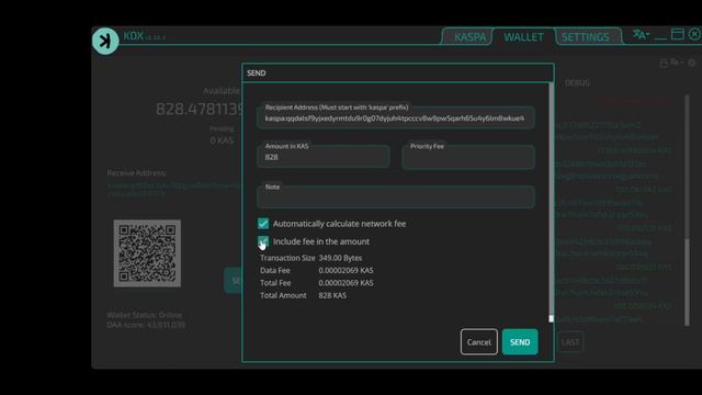 Moving Kaspa from KDX Wallet to Zelcore (so fast!) смотреть онлайн