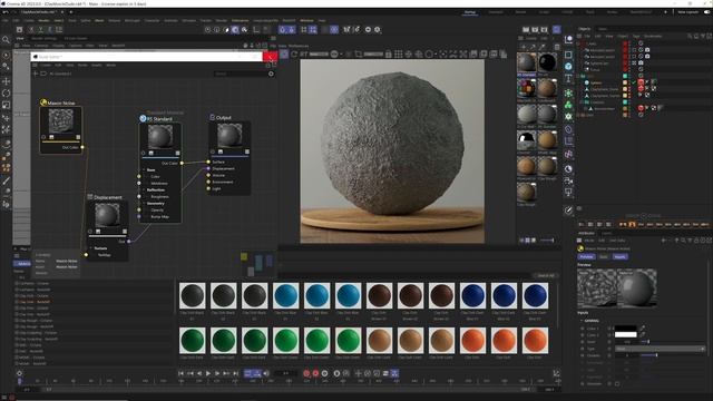 Tutorial | Displacement with Redshift Materials in Cinema 4D смотреть онлайн