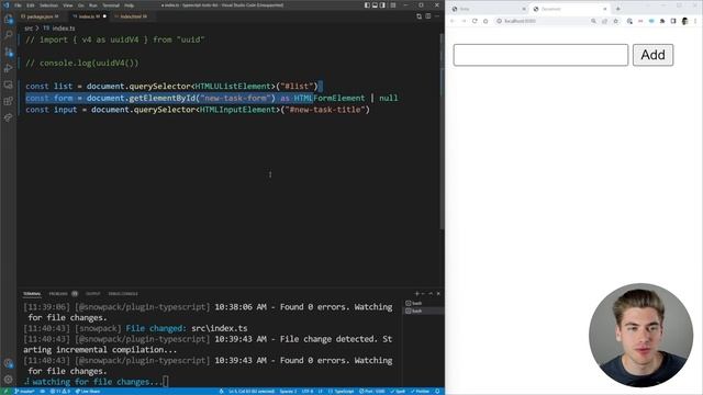 How To Build Your First TypeScript Project - TODO List Application смотреть онлайн