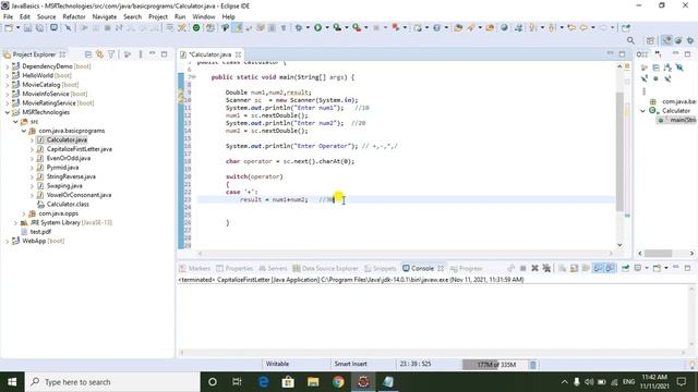 Calculator program using java in telugu смотреть онлайн