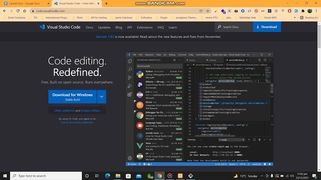 Laravel 8 Install VsCode 006 смотреть онлайн