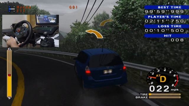 Honda Fit Tokyo Extreme Racer Drift 2 (PS2) Playing in 2021 using Logitech G29 смотреть онлайн
