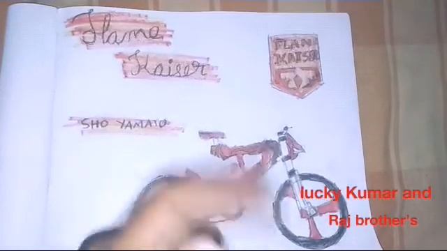 I drewn the flame Kaiser of idaten jump. ?!Lucky Kumar and Raj brother's. смотреть онлайн