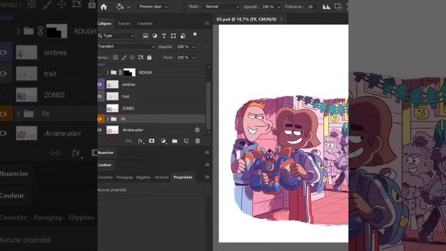 Mettre en couleurs un dessin sur Photoshop ! смотреть онлайн