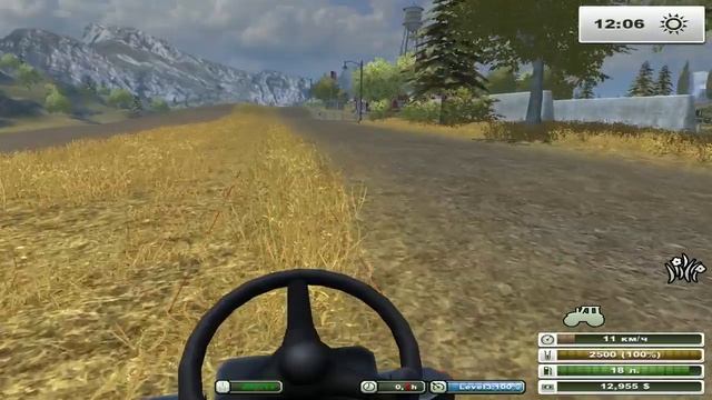 Farming Simulator 2013 ч10 - Еще больше зерна! смотреть онлайн