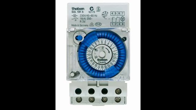 Электромеханический таймер SUL 181 h смотреть онлайн