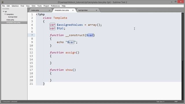 PHP: Template System смотреть онлайн