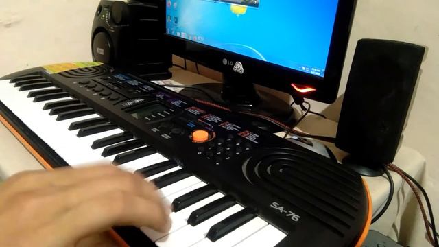 Sun Meri Shehzadi - Satoon Janam Mein Tere On Piano (Casio sa77) смотреть онлайн