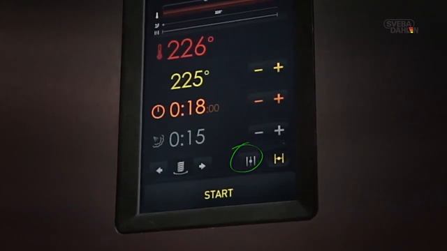 Ustawienia panelu w piecach obrotowych Sveba-Dahlen wypiek w trybie manualnym смотреть онлайн