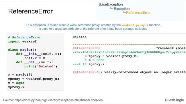 ReferenceError | Python | Tutorial смотреть онлайн