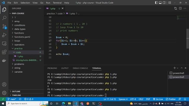 #86 - practical tasks 1 | php course | learn php in arabic смотреть онлайн