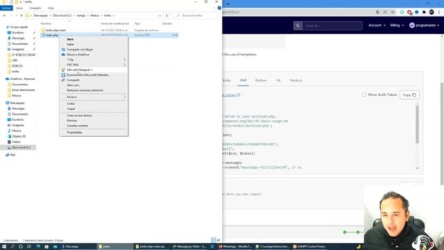 Enviar mensajes de Whatsapp con PHP vía Twilio смотреть онлайн