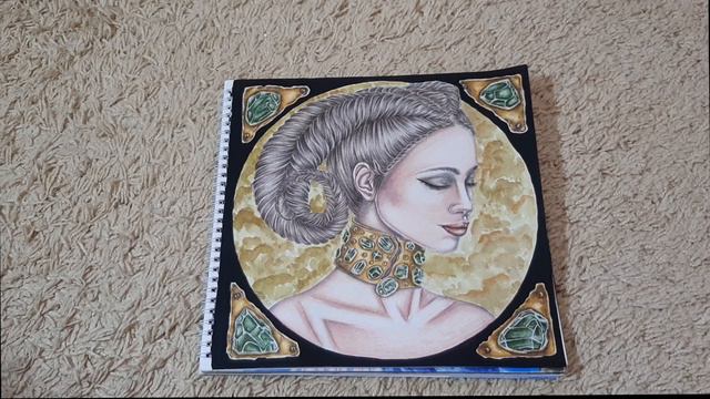 Раскрашенные работы за январь/ What I colored in january #coloring смотреть онлайн