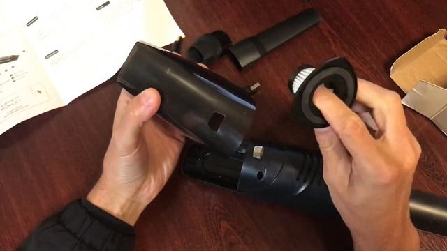 Пылесос для авто Car vacuum cleaner с аккумулятором смотреть онлайн