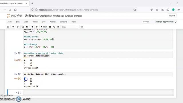 DIFFERENCE BETWEEN NUMPY ARRAY & SERIES | PANDAS TUTOTIALS #pandas #python #education #datascience смотреть онлайн