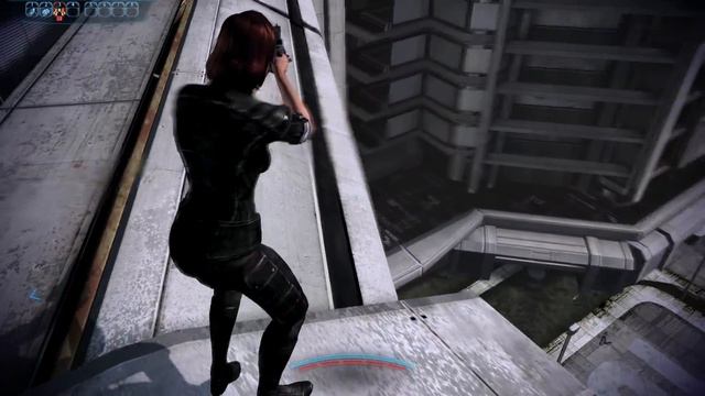 Mass Effect - Female Shepard running animation from above смотреть онлайн