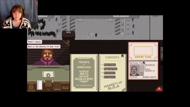 Smells like crayons and BETRAYAL!! - Papers Please #2 смотреть онлайн