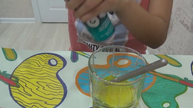 как сделать лизуна без клея / флаффи слайм из геля и сахара смотреть онлайн