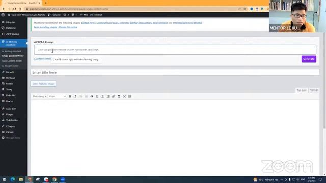 Hướng Dẫn Tích Hợp ChatGPT Vào Website Wordpress Để Tạo Nội Dung Tự Động | Dinmarketing смотреть онлайн