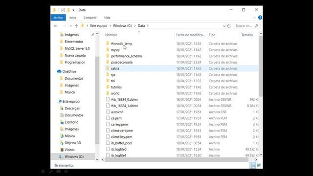 cambiar ruta de almacenamiento de base de datos MySQL смотреть онлайн