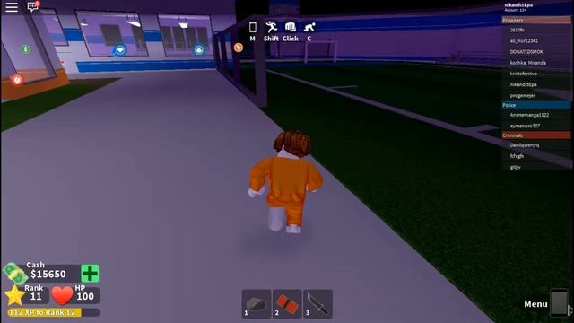 УБЕГАЮ ОТ ПОЛИЦИИ В РОБЛОКС/Игра в роблокс. смотреть онлайн