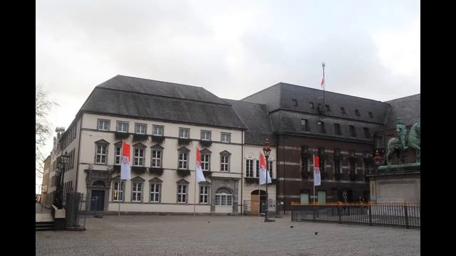 Driving in Düsseldorf.Deutschland/На машине по Дюссельдорфу смотреть онлайн
