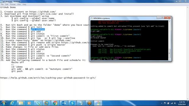 2016 08 26 17 27 Github Quick Demo for Source Control смотреть онлайн