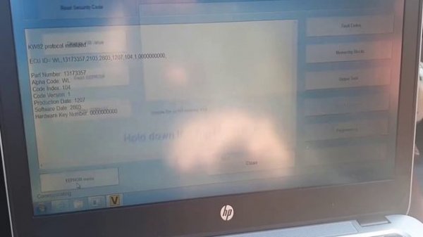 Opel Tigra B read Car Pass.(security code) Carprog vs Opcom.