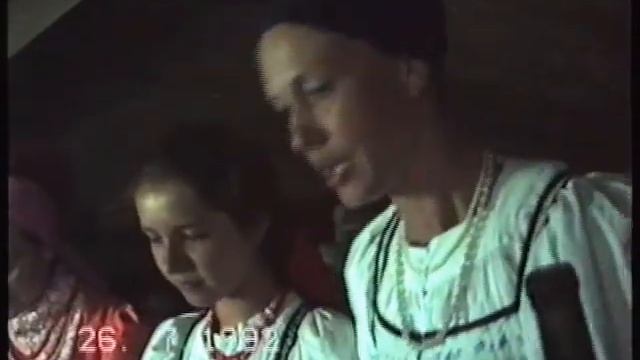 Свадебный обряд  Кижи  1992