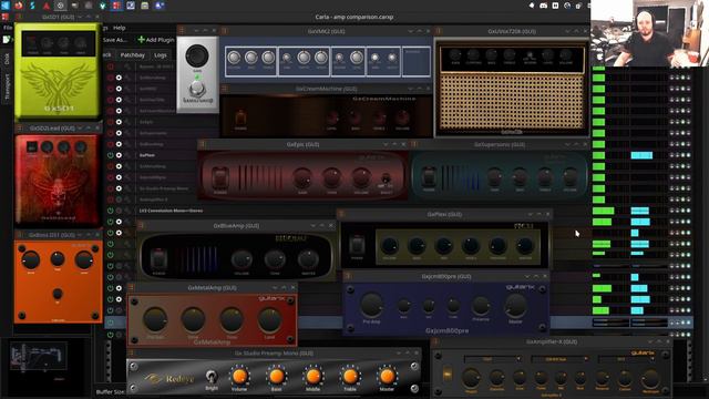 Killer Metal Tone for your Guitar in Linux - Showcasing Different Amps смотреть онлайн