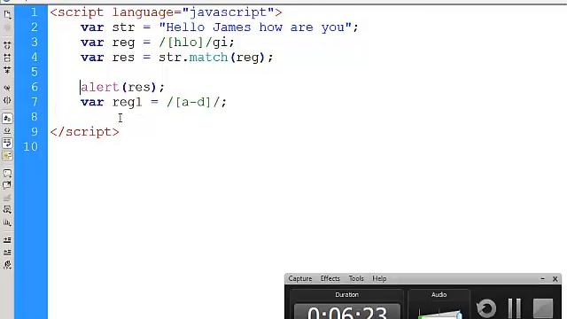 JavaScript Regular Expression Part1 смотреть онлайн