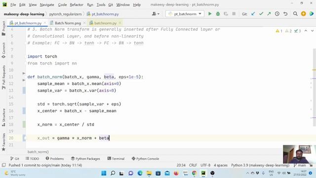 Pytorch for Beginners #39 | Transformer Model: Understanding BatchNorm with in-depth-details смотреть онлайн