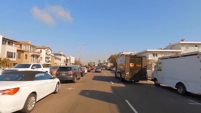 Manhattan Beach Blvd and 190th street! Beach houses, Transmission Towers. Los Angeles Drive Tour. H смотреть онлайн