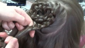 Прическа для девочек Корзиночка