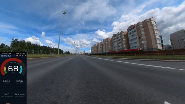 MAX SPEED 76KM/H EUC RIDE! Veteran Sherman, #spb Прокатился с ветерком) Сори за монтаж) смотреть онлайн