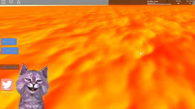 ПОЛ ЭТО ЛАВА #2 В РОБЛОКС ИГРА ВМЕСТЕ С КОШКОЙ ЛАНОЙ! roblox The Floor Is LAVA смотреть онлайн