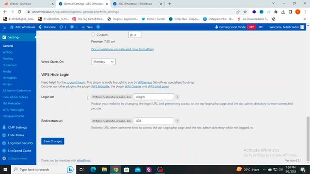 How to change wp-login url for security #webinit #wordpressdesign #wordpresssecurity смотреть онлайн