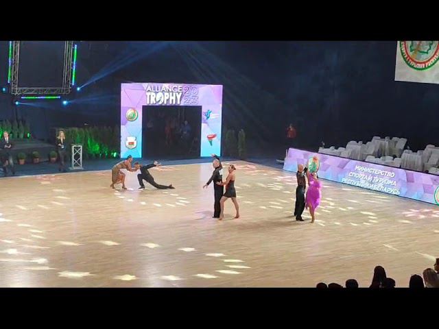 Alliance Trophy 2023. Минск, Беларусь. 09/12/2023. Сеньоры Латина. Пасодобль