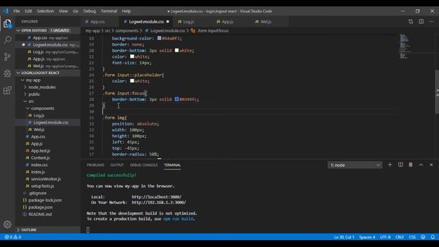 login/logout React.js video #2 смотреть онлайн