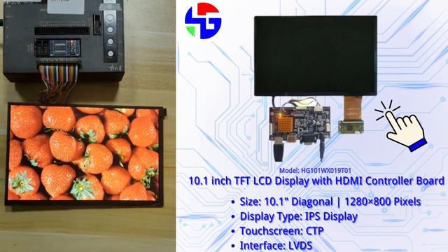10.1-inch TFT LCD display смотреть онлайн