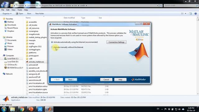 How To Activate MATLAB R2016a