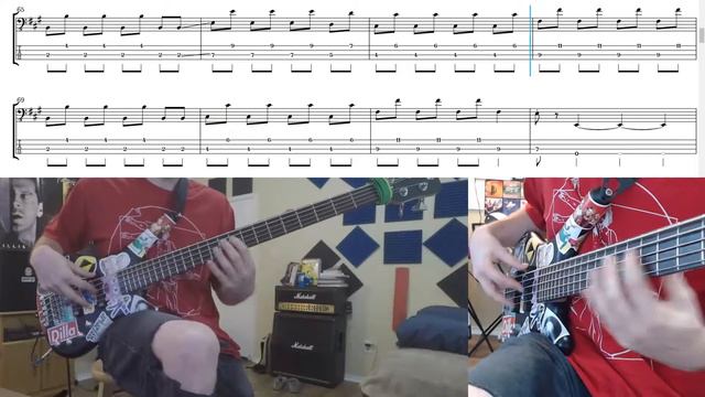 Can't Stop the Loneliness - Anri - Bass Cover with Tab смотреть онлайн