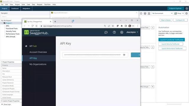 Importing APIs from SwaggerHub to ReadyAPI смотреть онлайн