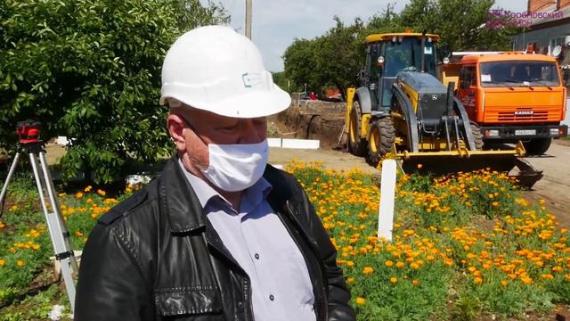 Кореновск. В городе продолжается реконструкция теплосетей. смотреть онлайн