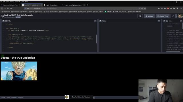 freeCodeCamp - Build a Tribute Page (solution) смотреть онлайн