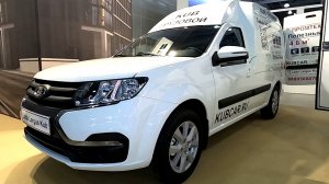 Грузовой фургон на базе Лада Ларгус (все цены). Видео с выставки "Комтранс"