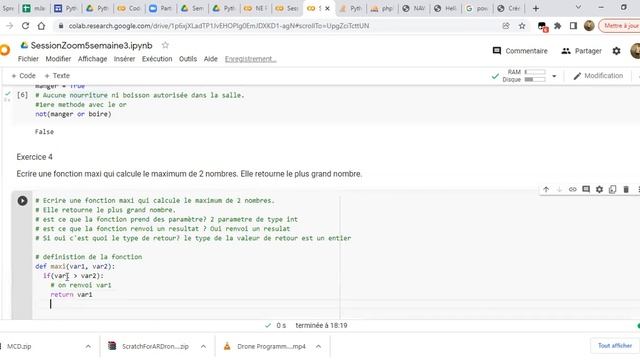 Python 1 - Semaine 3 - Session 1 - 5 Février 2022 - Vrai, faux, conditionnelles avec if, fonctions смотреть онлайн