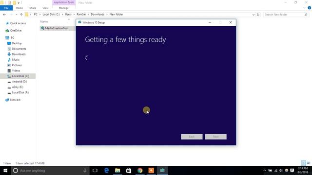 HOW TO FORCE DOWNLOAD WINDOWS-10 ANNIVERSARY UPDATE USING "MediaCreationTool" смотреть онлайн
